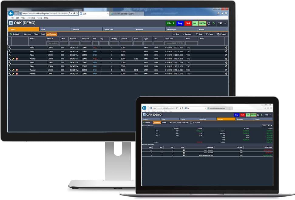 Oak Web Futures Trading Platform Free Trial
